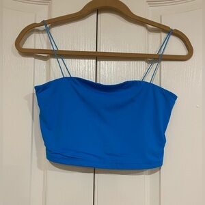 Garage blue bungee strap tube top​​​​​​​